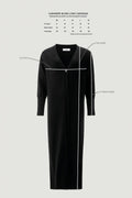 Cashmere Blend Long Cardigan - Offwhite