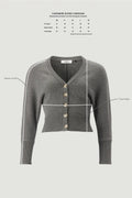 Cashmere Blend Cardigan - Offwhite