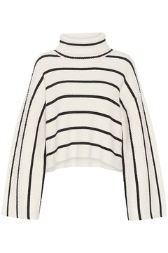 GeorgiaGZ Short Pullover - Egret With Black S
