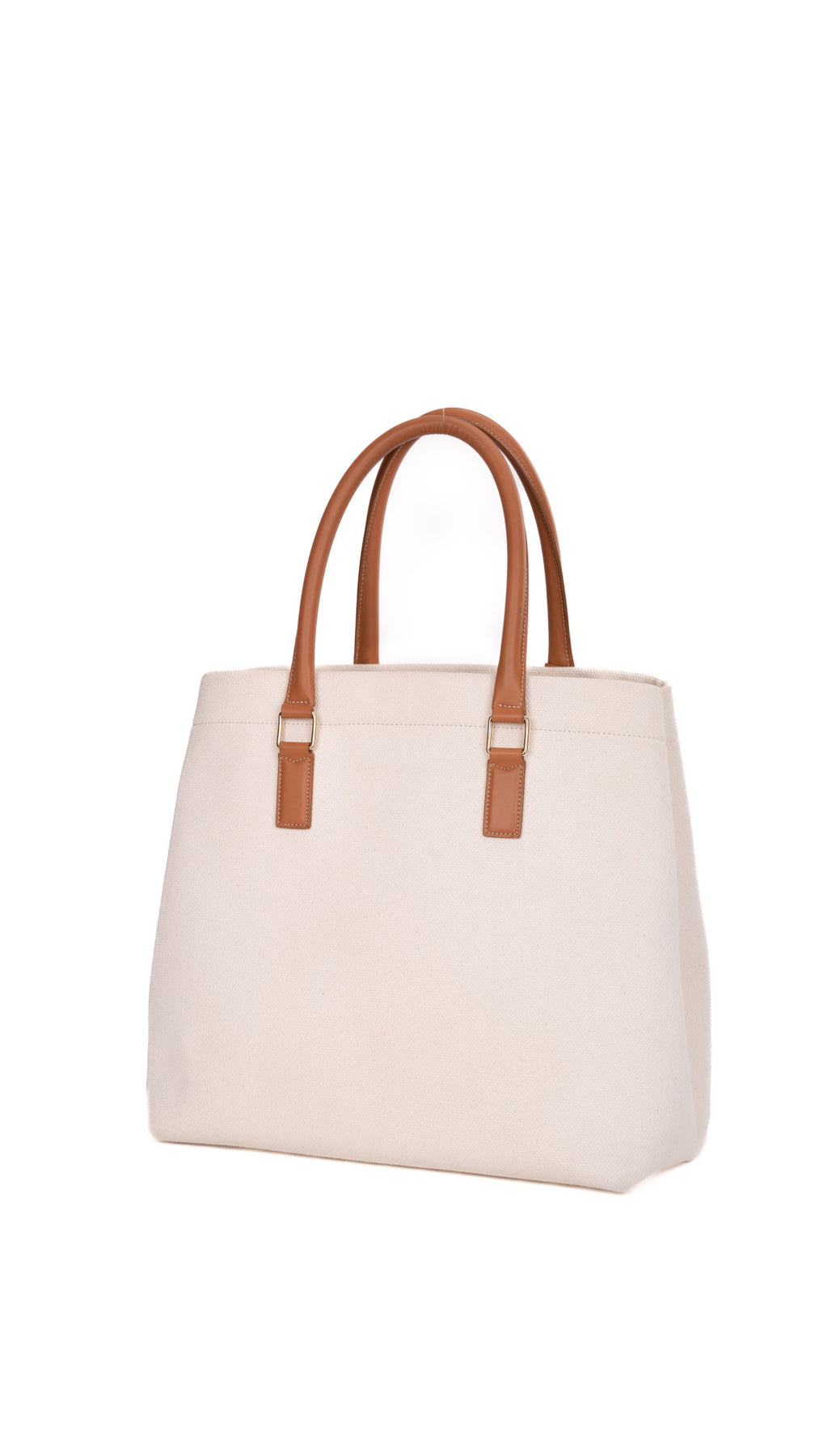 Céline Canvas Tote Bag - White