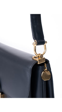 Céline Classic Box Bag - Dark Blue