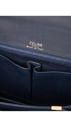 Céline Classic Box Bag - Dark Blue