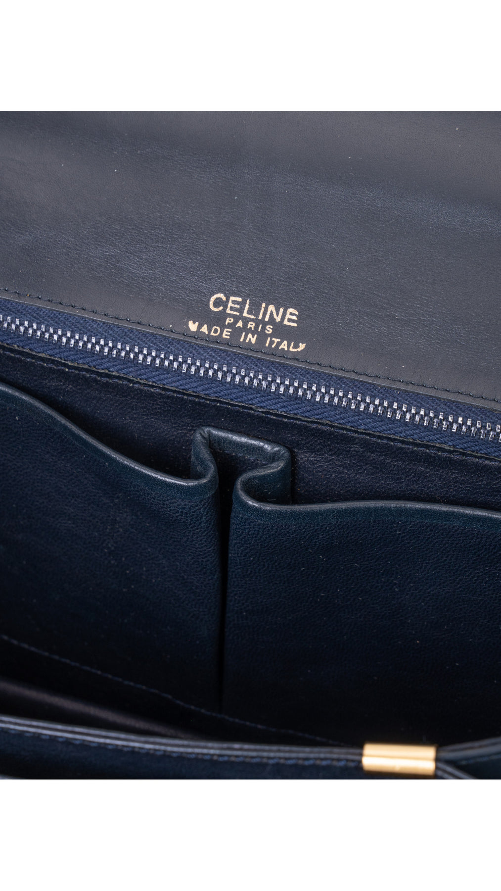 Céline Classic Box Bag - Dark Blue