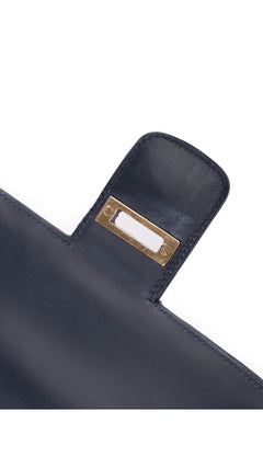 Céline Classic Box Bag - Dark Blue