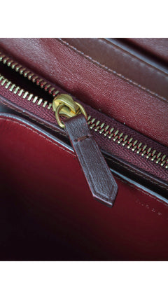 Celine Classic Box Bag - Burgundy