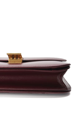 Celine Classic Box Bag - Burgundy
