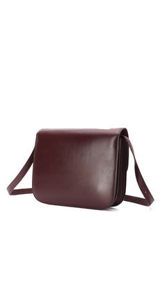 Celine Classic Box Bag - Burgundy