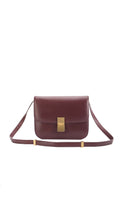 Celine Classic Box Bag - Burgundy