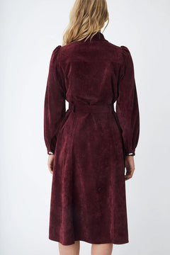 Celine Dress - Cabernet