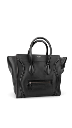 Céline Luggage Bag Mini - Black