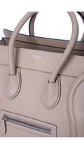 Céline Luggage Mini Tote Bag - Grey