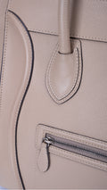 Céline Luggage Mini Tote Bag - Grey