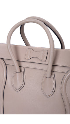 Céline Luggage Mini Tote Bag - Grey