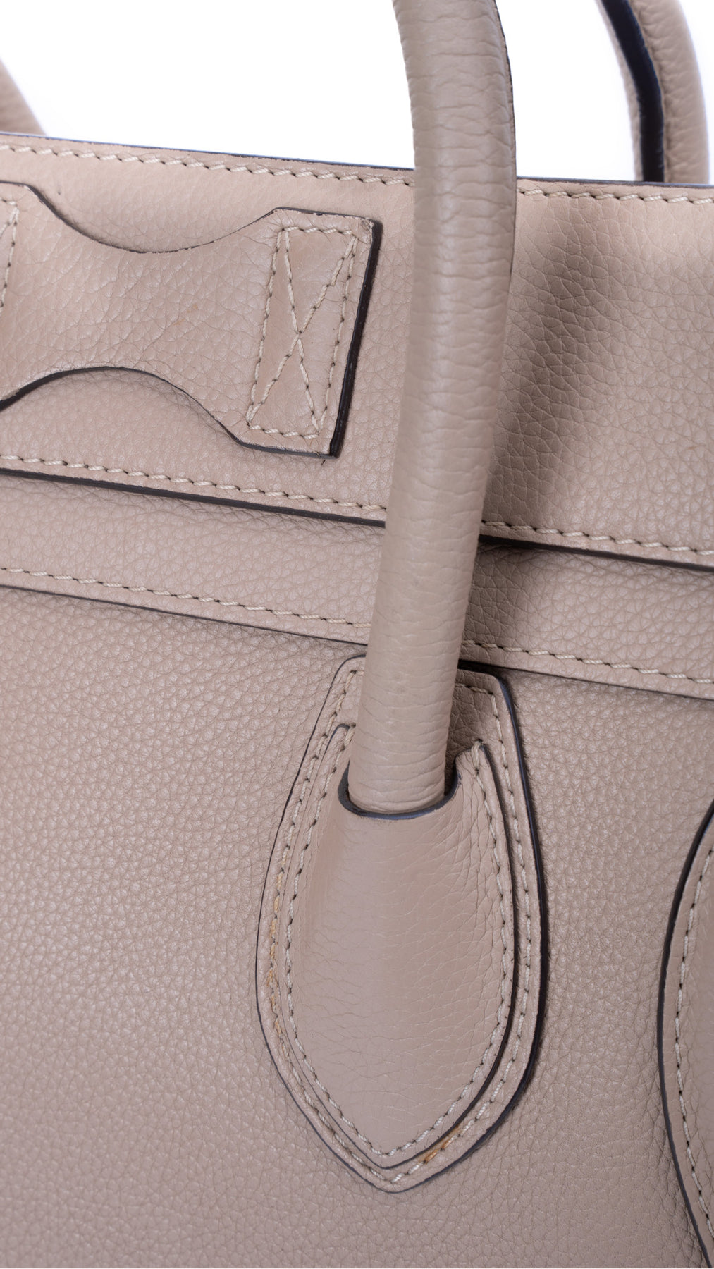 Céline Luggage Mini Tote Bag - Grey