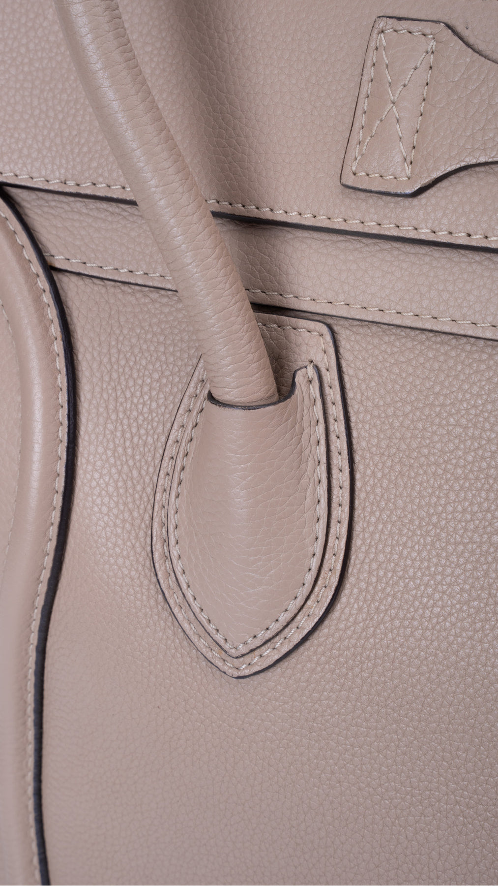 Céline Luggage Mini Tote Bag - Grey