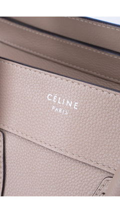 Céline Luggage Mini Tote Bag - Grey