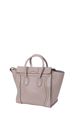 Céline Luggage Mini Tote Bag - Grey