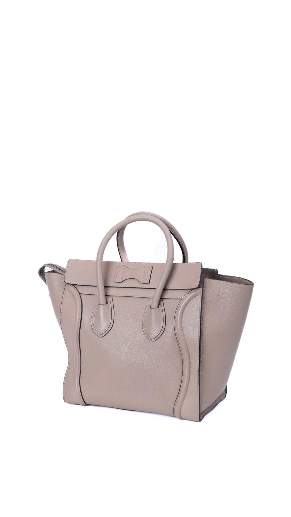 Céline Luggage Mini Tote Bag - Grey
