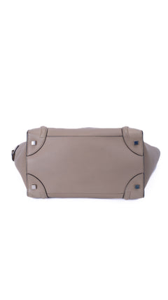 Céline Luggage Mini Tote Bag - Grey