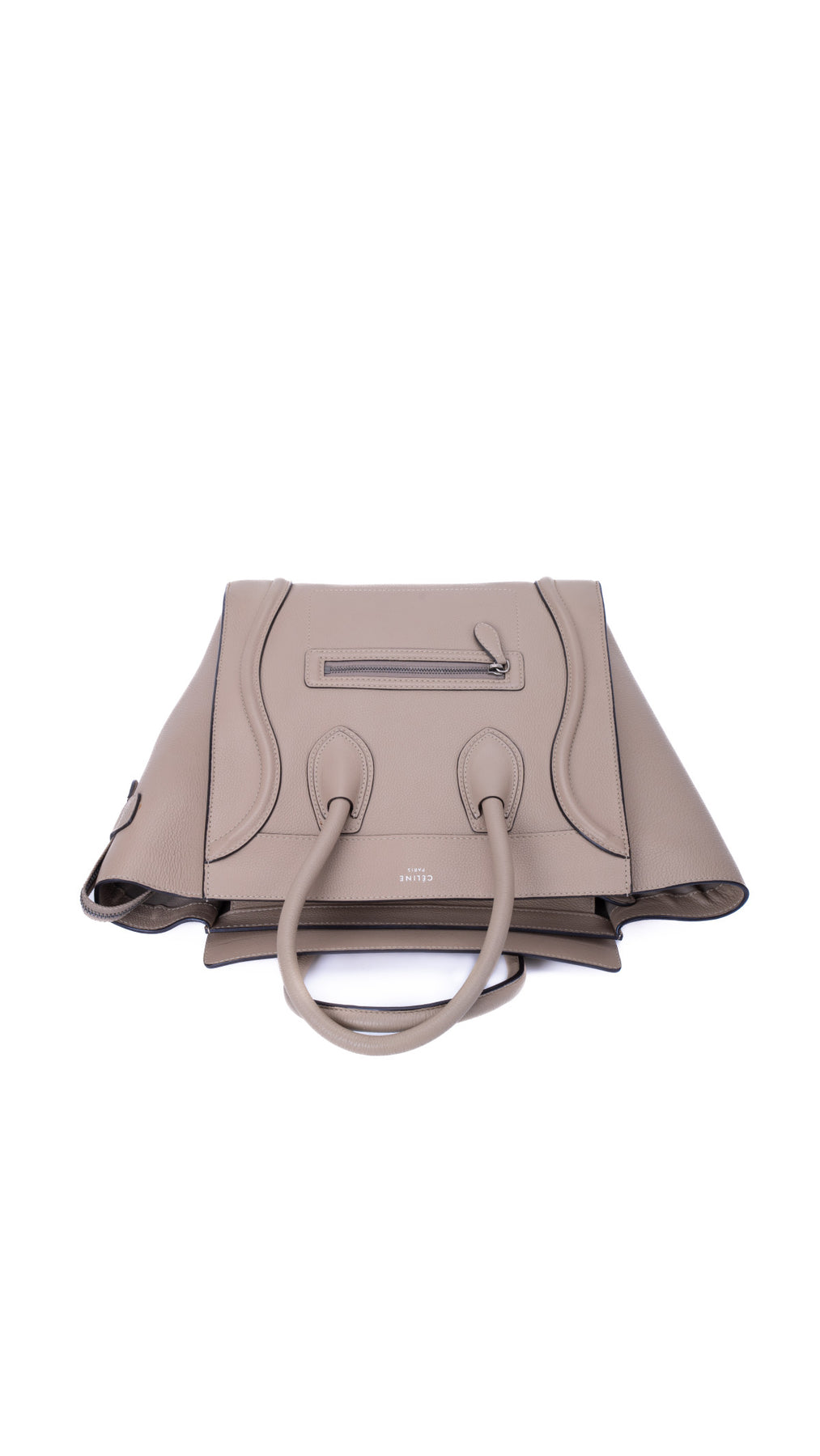 Céline Luggage Mini Tote Bag - Grey