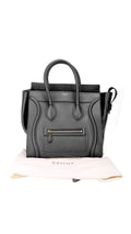 Céline Luggage Mini Tote Bag - Black