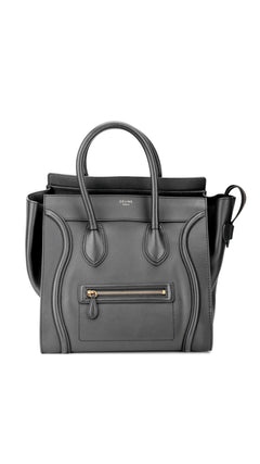 Céline Luggage Mini Tote Bag - Black
