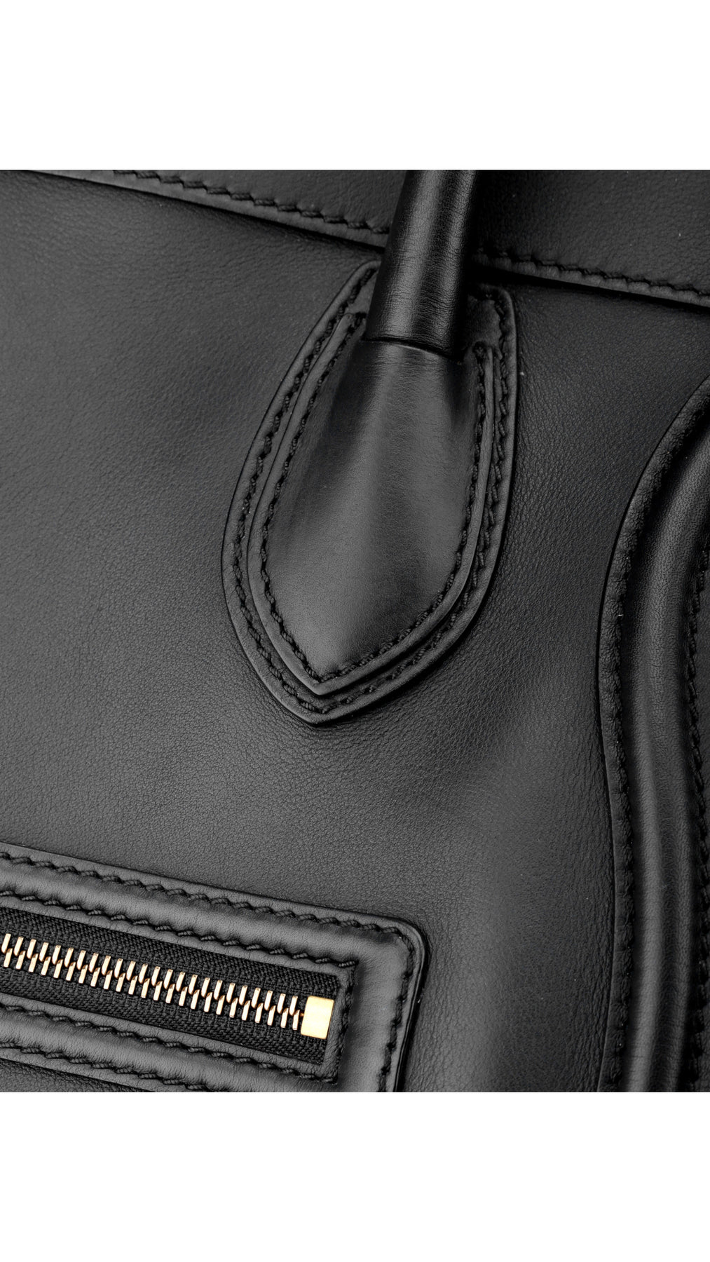 Céline Luggage Mini Tote Bag - Black