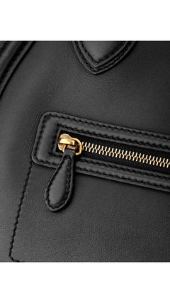 Céline Luggage Mini Tote Bag - Black