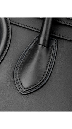 Céline Luggage Mini Tote Bag - Black