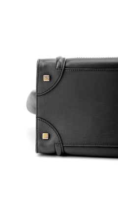 Céline Luggage Mini Tote Bag - Black