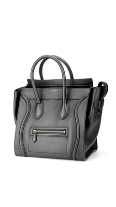 Céline Luggage Mini Tote Bag - Black