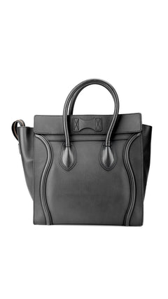 Céline Luggage Mini Tote Bag - Black
