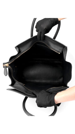 Céline Luggage Mini Tote Bag - Black