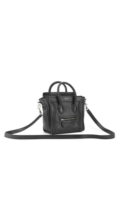 Céline Luggage Nano Tote Bag - Black