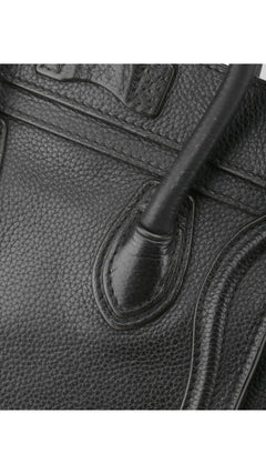 Céline Luggage Nano Tote Bag - Black