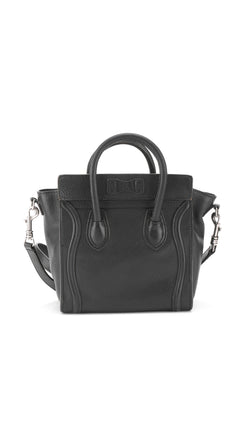 Céline Luggage Nano Tote Bag - Black