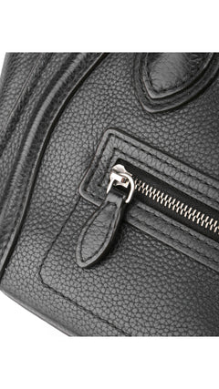 Céline Luggage Nano Tote Bag - Black