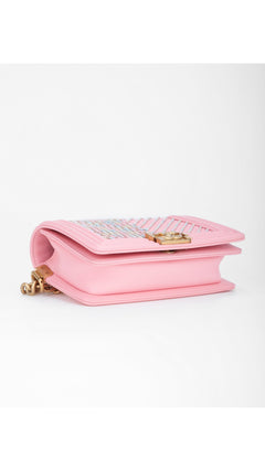 Chanel Boy By The Sea Bag - Pink