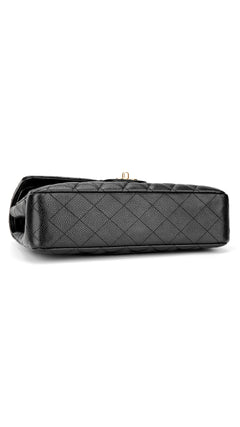 Chanel Classic Double Flap Bag Caviar I Medium - Black