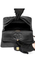 Chanel Classic Double Flap Bag Caviar I Medium - Black
