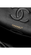 Chanel Classic Double Flap Bag Caviar I Medium - Black