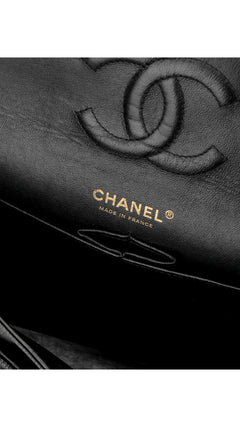 Chanel Classic Double Flap Bag Caviar I Medium - Black