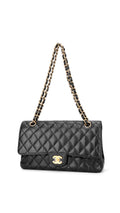Chanel Classic Double Flap Bag Caviar I Medium - Black