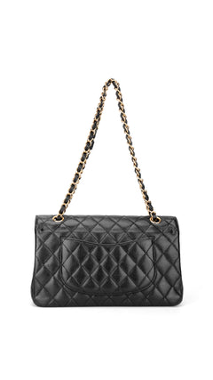 Chanel Classic Double Flap Bag Caviar I Medium - Black