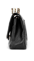 Chanel Classic Double Flap Bag Caviar I Medium - Black