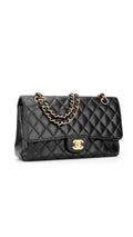 Chanel Classic Double Flap Bag Caviar I Medium - Black