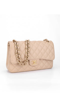 Chanel Classic Double Flap Bag Jumbo - Beige