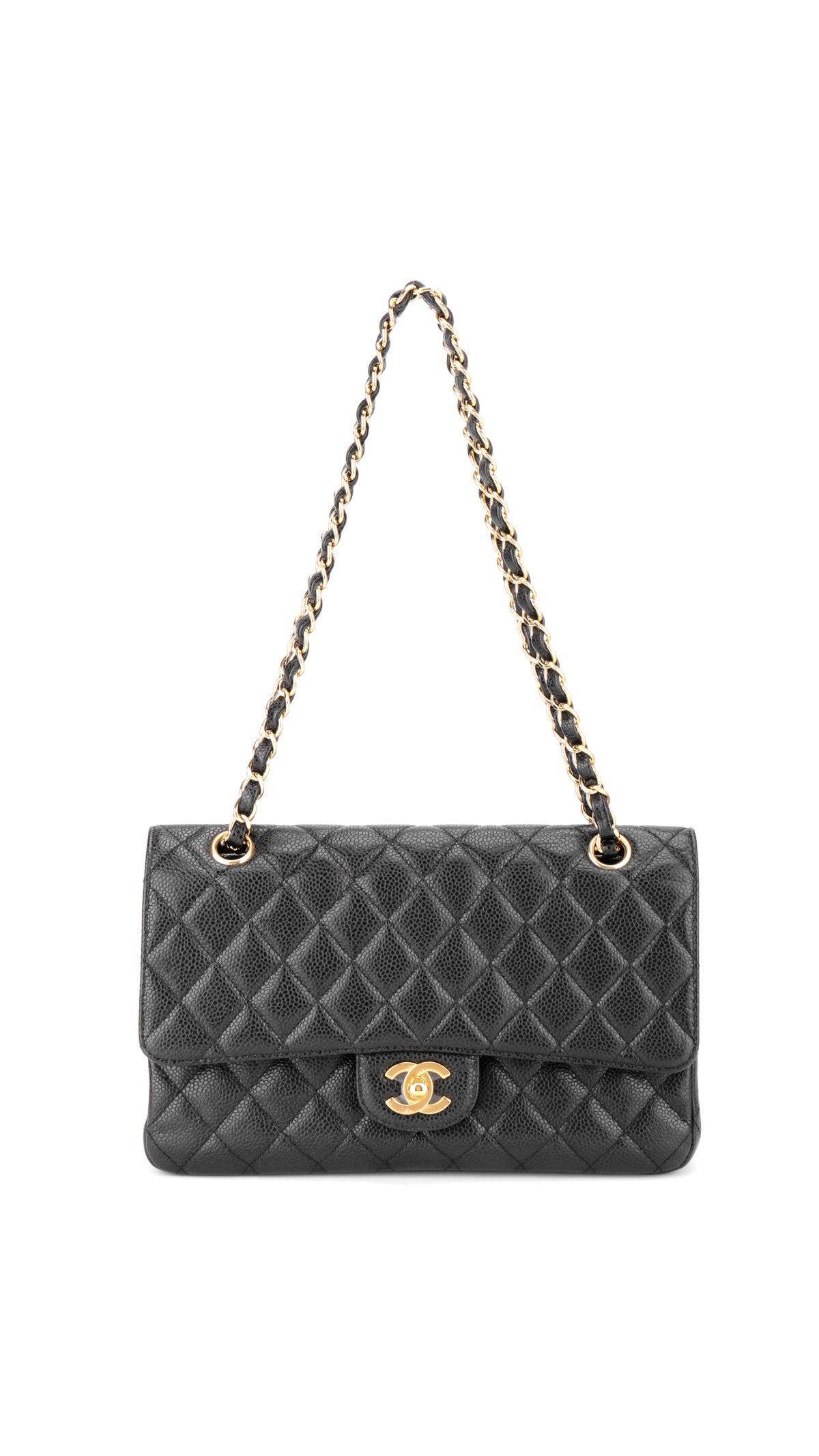 Chanel Classic Double Flap Bag Medium - Black