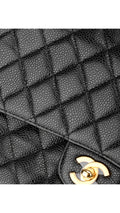 Chanel Classic Double Flap Bag Medium - Black