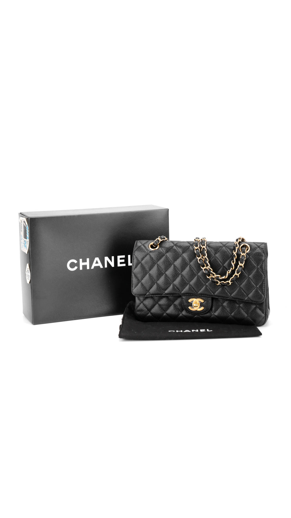 Chanel Classic Double Flap Bag Medium - Black